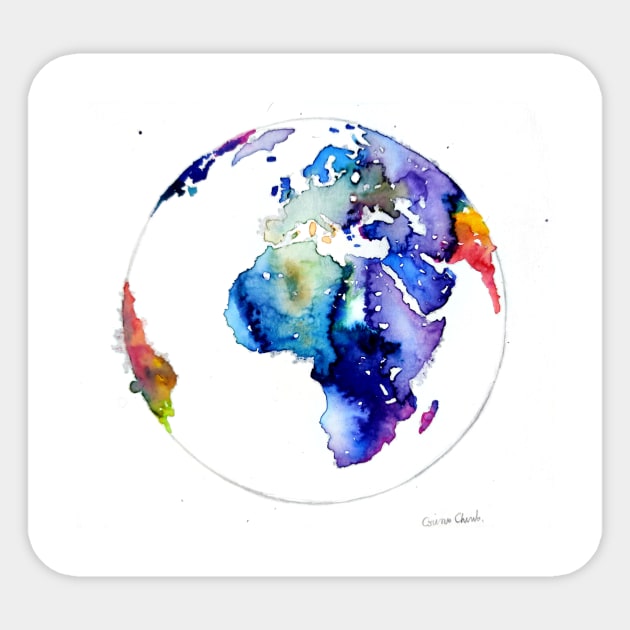 Colorful Earth Sticker by CORinAZONe